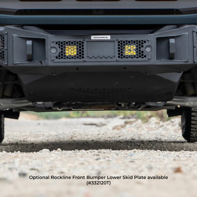 Go Rhino 21-24 Ford Bronco (2 and 4 Door) Rockline Full Width Bumper - Additional View 5