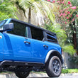 Load image into Gallery viewer, Go Rhino 21-24 Ford Bronco 4WD 4dr (Excl. Bronco Sport) Frame Mount Sliders - Tex. Blk - Side View