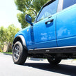Load image into Gallery viewer, Go Rhino 21-24 Ford Bronco 4WD 4dr (Excl. Bronco Sport) Frame Mount Sliders - Tex. Blk - Installation View