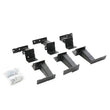 Load image into Gallery viewer, Go Rhino 21-24 Ford Bronco 4dr (Excl. Sport) Brackets for Dominator Xtreme Frame Slider - Tex. Blk - Side View