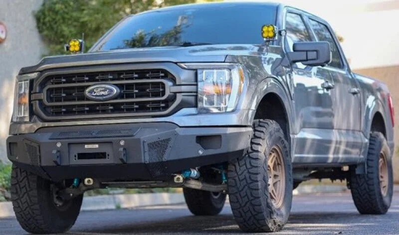 Go Rhino 21-24 Ford F-150 4dr (Excl. Models w/APA +ACC) BR6 Front Bumper Replacement - Side View