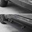Load image into Gallery viewer, Go Rhino 22-23 Toyota Tundra CrewMax Cab 4dr E-BOARD E1 Electric Running Board Kit - Tex. Blk - Back View