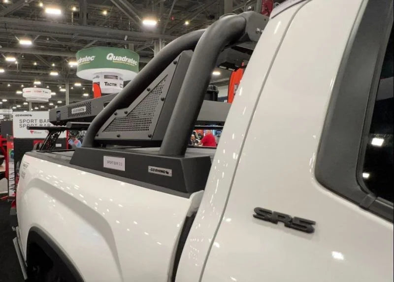 Go Rhino 22-23 Toyota Tundra Sport Bar 2.0 (Full Size) - SS - Side View