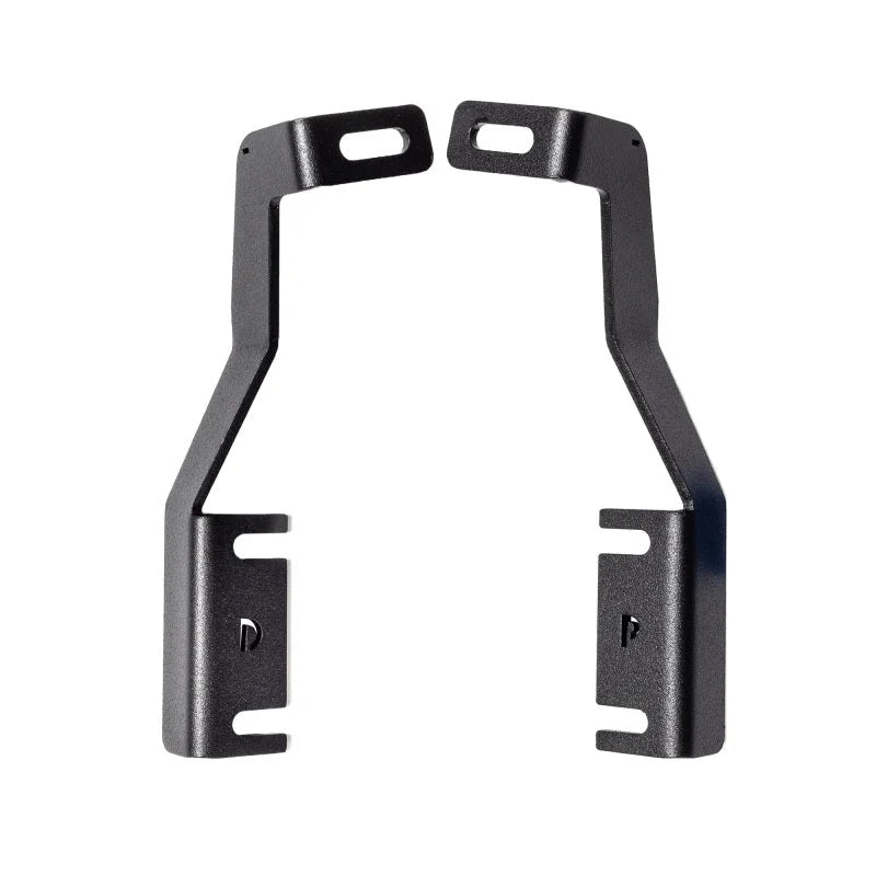 Go Rhino 22-24 Nissan Frontier XE Hood Hinge Cube Light Mount - Side View