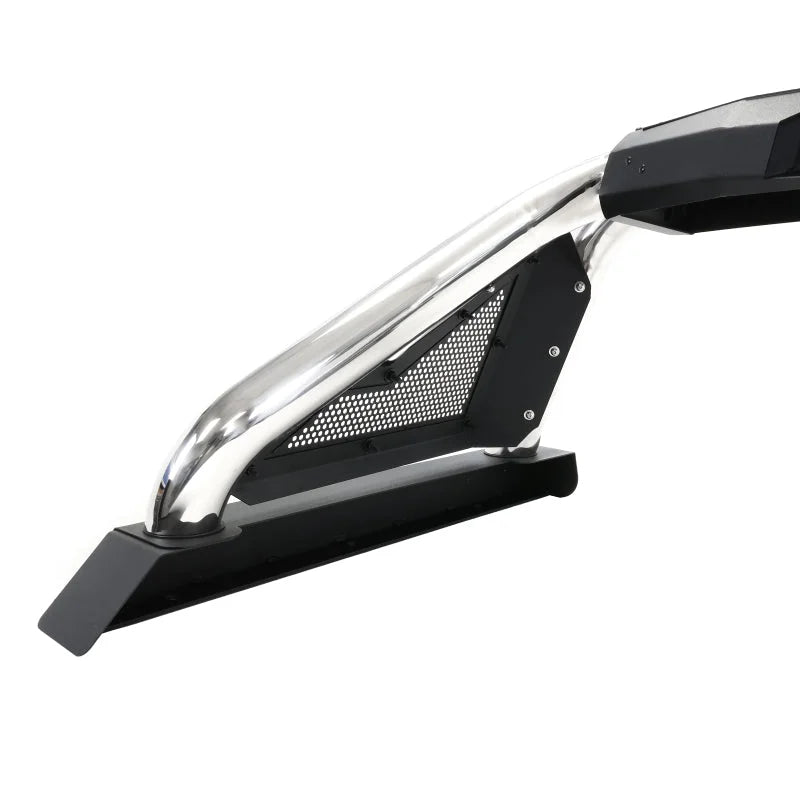 Go Rhino 22-24 Toyota Tundra 4dr Sport Bar 2.0 for Full Size Trucks - Polished SS (Drilling Req.) - Back View