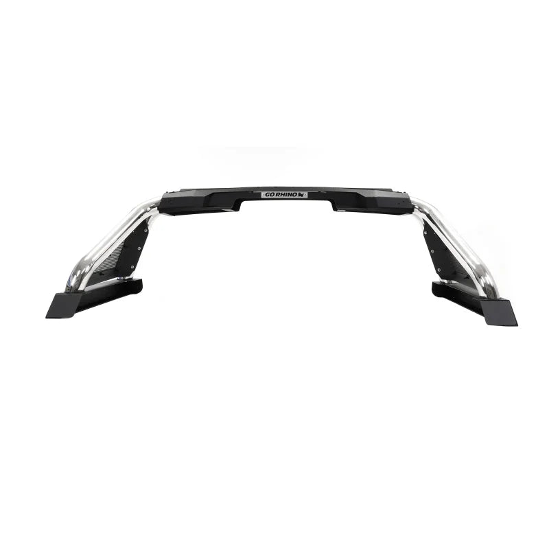 Go Rhino 22-24 Toyota Tundra 4dr Sport Bar 2.0 for Full Size Trucks - Polished SS (Drilling Req.) - Installation View