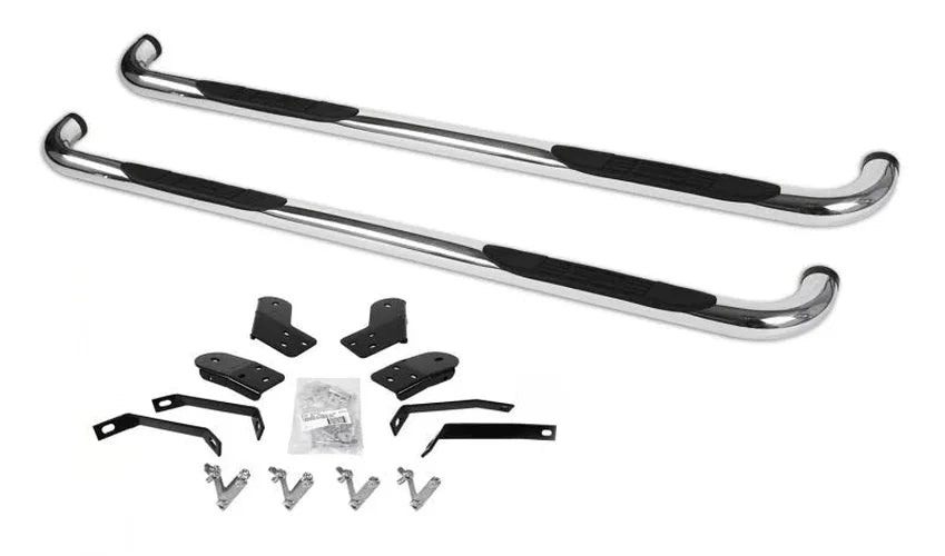 Go Rhino 10-20 Ram Ram 2500HD/3500HD 4000 Series SideSteps - Cab Length - SS - Back View