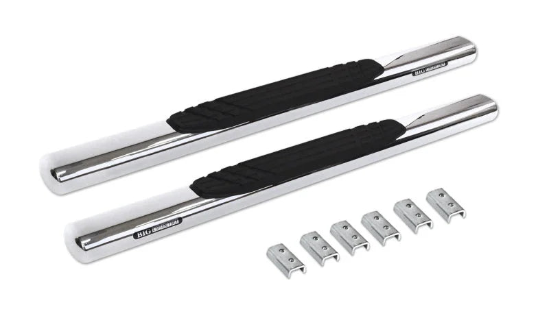 Go Rhino 4in OE Xtreme SideSteps - Stainless Steel - 52in - Side View