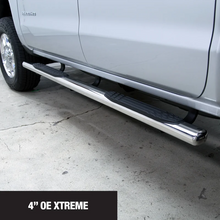 Load image into Gallery viewer, Go Rhino 4in OE Xtreme SideSteps - Stainless Steel - 80in - Side View