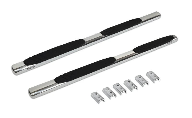 Go Rhino 4in OE Xtreme SideSteps - Stainless Steel - 87in - Main Product View