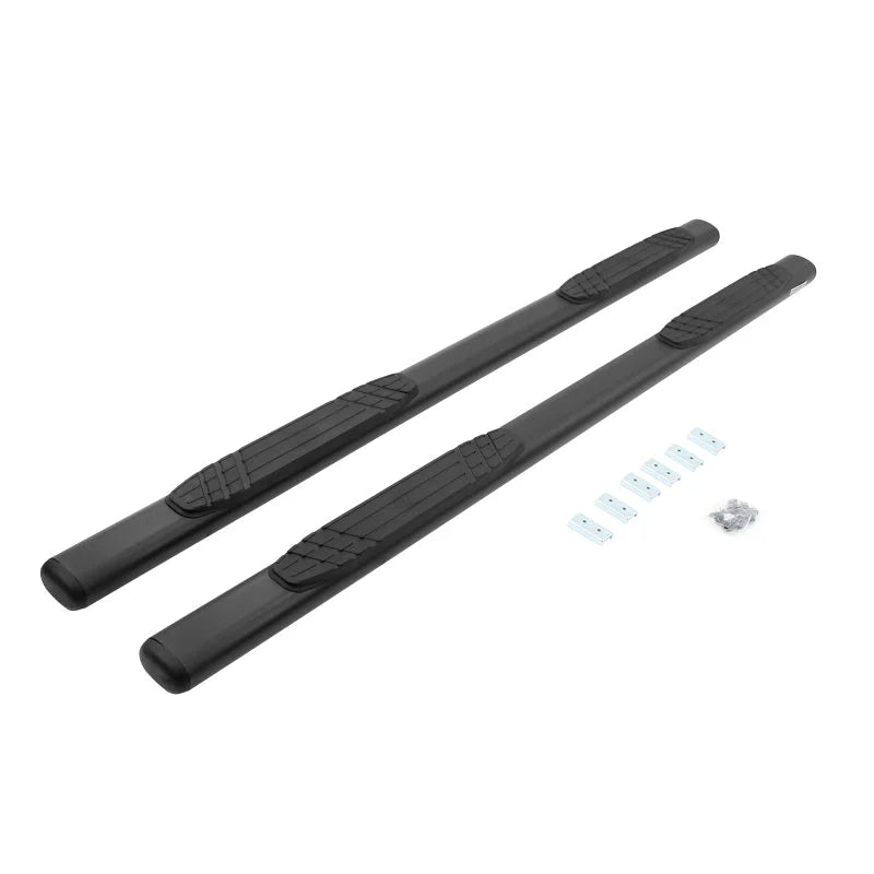 Go Rhino 4in OE Xtreme SideSteps - Textured Black - 80in - Main Product View