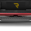 Load image into Gallery viewer, Go Rhino 4in Oval Hitch Step - Black - Side View
