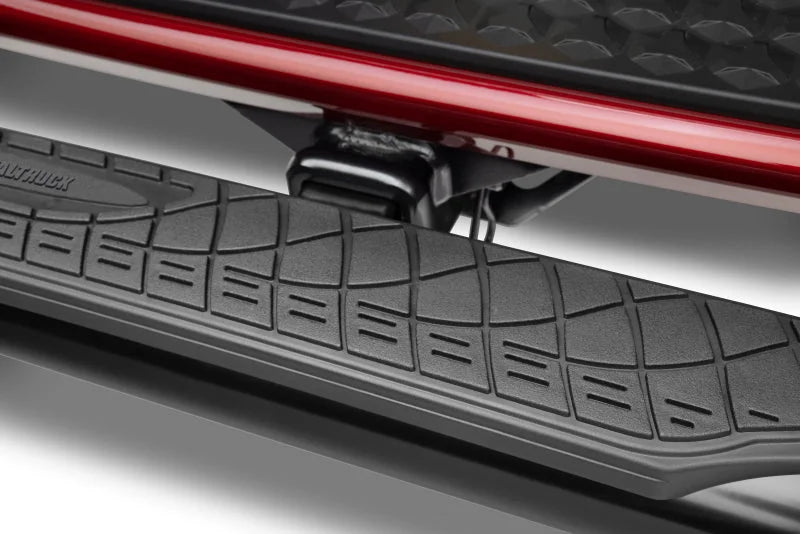Go Rhino 4in Oval Hitch Step - Black - Installation View