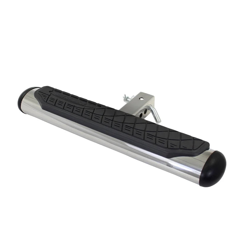 Go Rhino 4in Oval Hitch Step - Stainless - Additional View 5