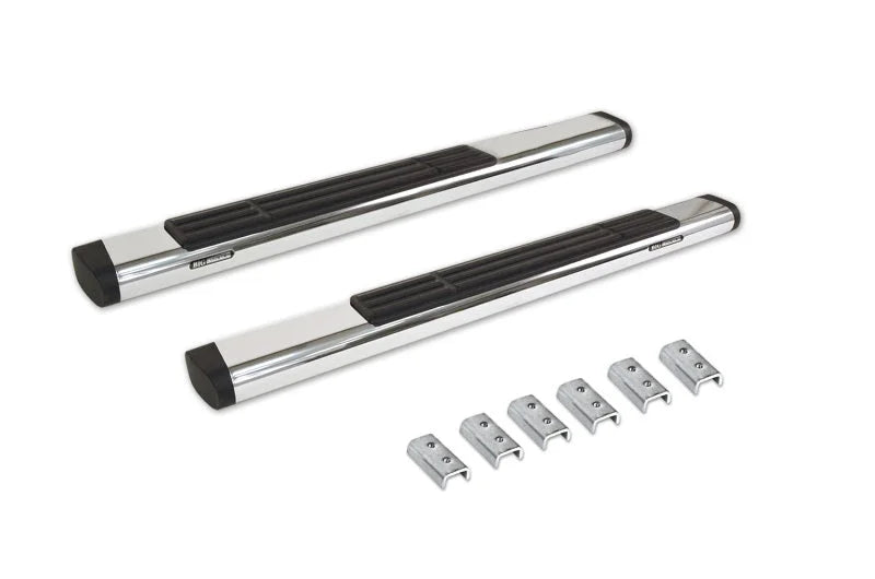 Go Rhino 6in OE Xtreme SideSteps - SS - 52in - Side View