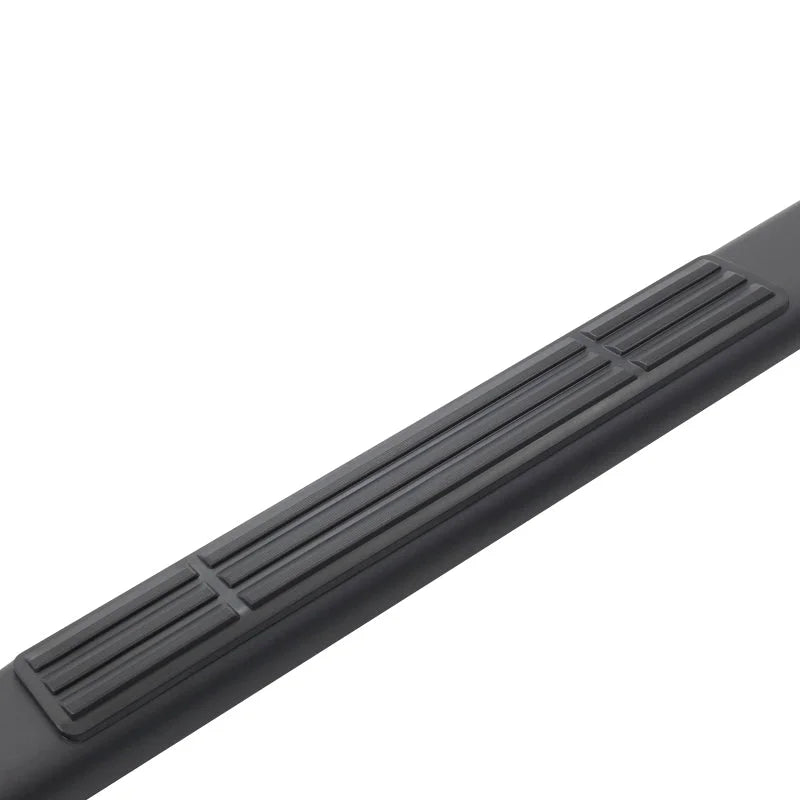 Go Rhino 6in OE Xtreme SideSteps - Tex Blk - 80in - Back View