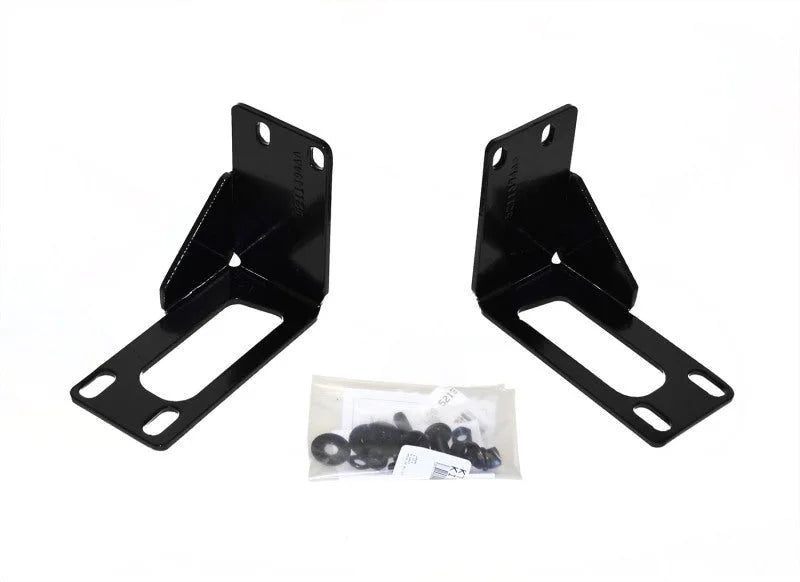 Go Rhino 99-07 Ford F-250/F-350 SD RC2 LR 20in Light Mnt Complete Kit w/Front Guard + Brkts - Side View