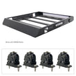 Load image into Gallery viewer, Go Rhino Adjustable Multi-Axis Mounting Kit for SRM Rack - Back View