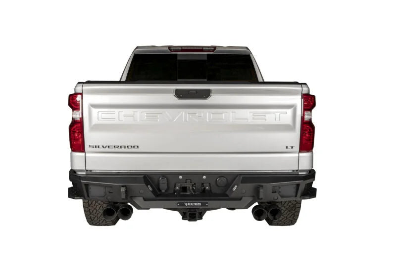Go Rhino BR20 Rear Bumper Replacement fits Chevrolet Silverado / 2019-2021 Chevrolet Silverado 1500 Custom / 2022 Chevrole...