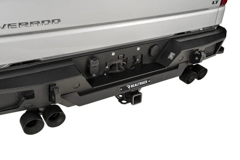 Go Rhino BR20 Rear Bumper Replacement fits Chevrolet Silverado / 2019-2021 Chevrolet Silverado 1500 Custom / 2022 Chevrole...