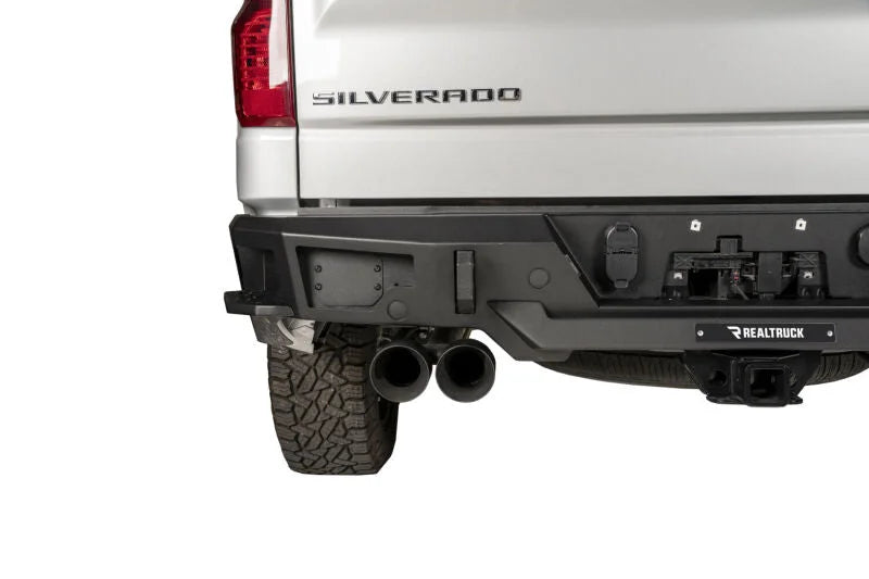 Go Rhino BR20 Rear Bumper Replacement fits Chevrolet Silverado / 2019-2021 Chevrolet Silverado 1500 Custom / 2022 Chevrole...