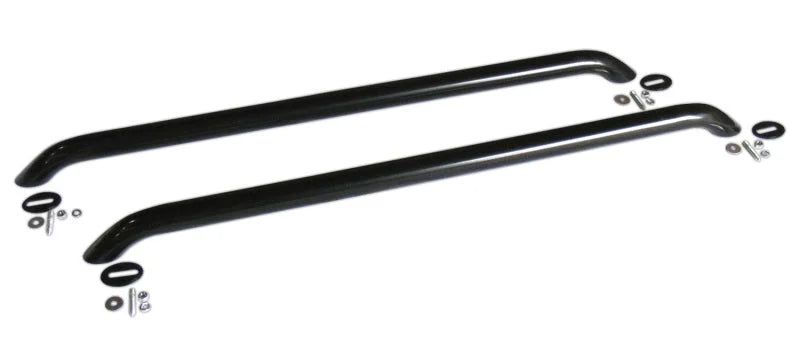 Go Rhino Bed Rails - 36in Long - w/o Base Plates - Black - Side View