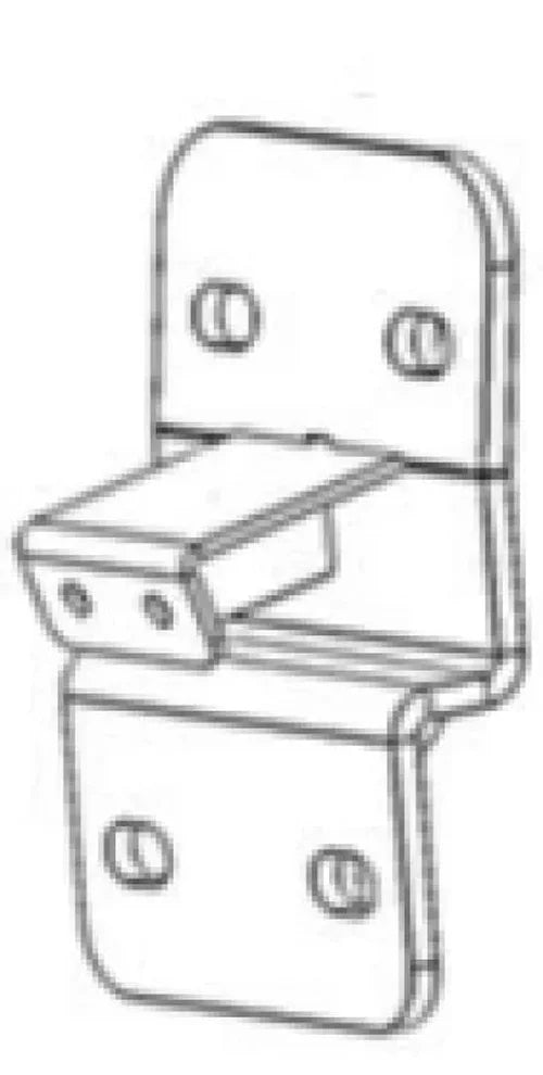 Go Rhino 09-19 Ram 1500 Brackets for Dominator Extreme SideSteps - Side View