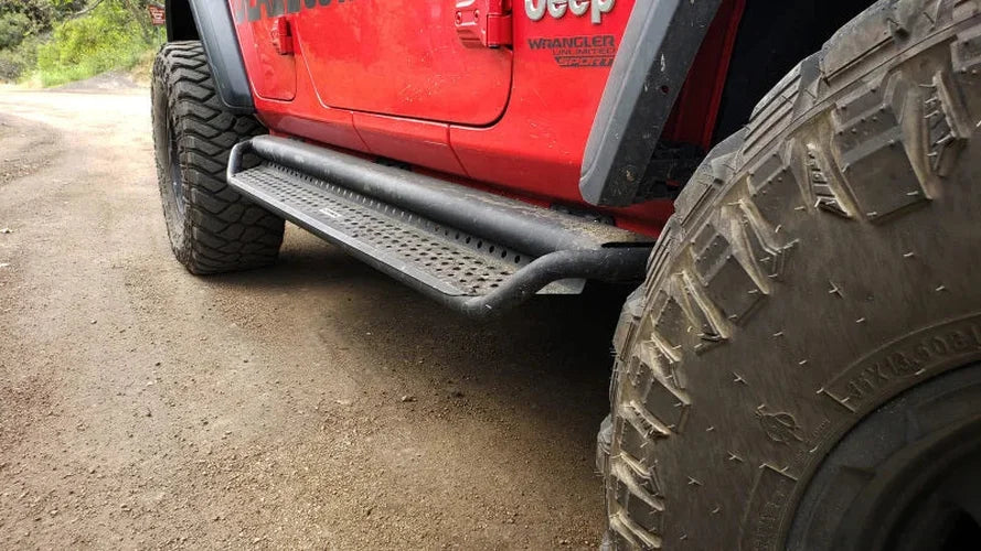 Go Rhino Dominator Extreme D1 Side Steps - Tex Blk