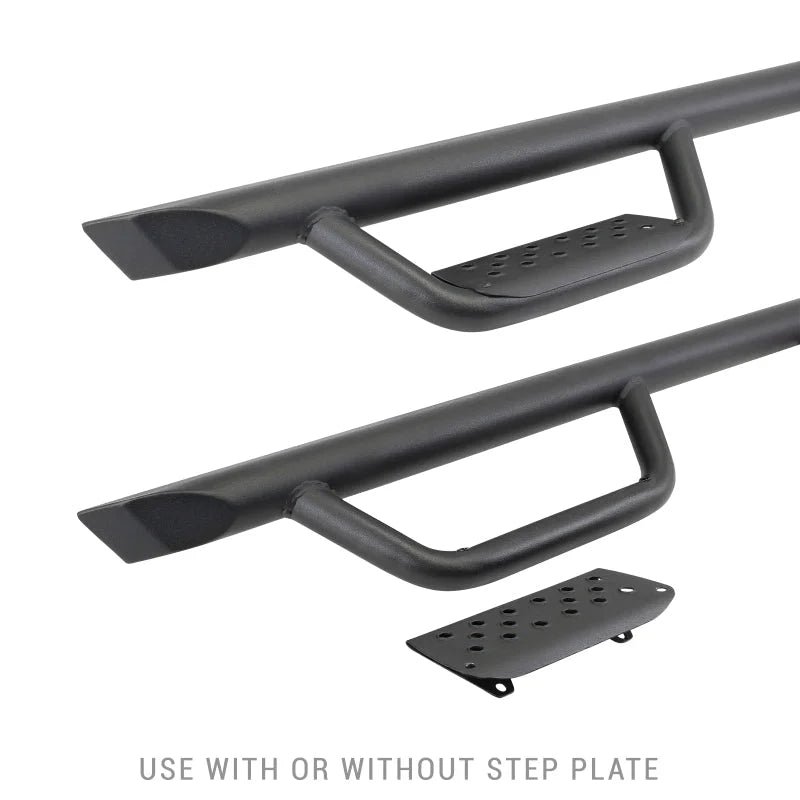 Go Rhino Dominator Extreme D2 SideSteps - Tex Blk - 68in. - Side View