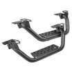 Load image into Gallery viewer, Go Rhino Dominator Extreme D6 SideSteps - Tex Blk - 4in Drop Down Steps (Pair) - Main Product View