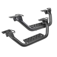 Load image into Gallery viewer, Go Rhino Dominator Extreme D6 SideSteps - Tex Blk - 4in Drop Down Steps (Pair) - Main Product View