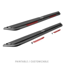 Load image into Gallery viewer, Go Rhino Dominator Extreme DS Sliders - Tex Blk - 52in - Side View