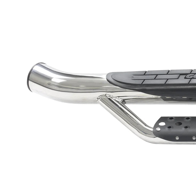 Go Rhino Dominator Hitch Step - Stainless - Side View