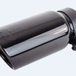 Load image into Gallery viewer, Go Rhino Exhaust Tip - Black Chrome - ID 3in x L 14in x OD 4in - Side View