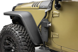 Go Rhino Front Fender Jack Mount for Hi-Lift Jack - Tex. Blk fits 2007-2018 Jeep Wrangler / Wrangler JK - Main Product View