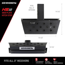 Load image into Gallery viewer, Go Rhino HS-10 Hitch Skid Step - Additional View 13