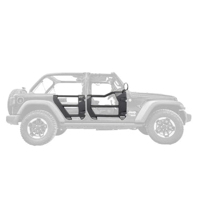 Go Rhino Jeep 07-18 Wrangler JK/ JKU Trailline Replacement Front Tube Door - Main Product View
