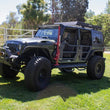 Load image into Gallery viewer, Go Rhino Jeep 07-18 Wrangler JK Trailline Replacement Rear Tube Door - Installation View