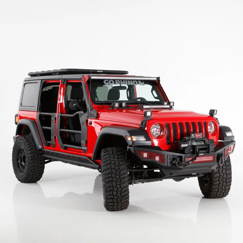 Go Rhino Jeep 18-21 Wrangler JLU/20-21 Gladiator JT Trailline Replacement Rear Tube Door - Back View