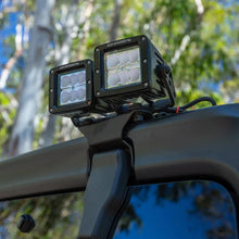 Load image into Gallery viewer, Go Rhino Light Mount - One or Two 3in Cubes fits 2018-2025 Jeep Gladiator / Wrangler JL / JLU - Side View