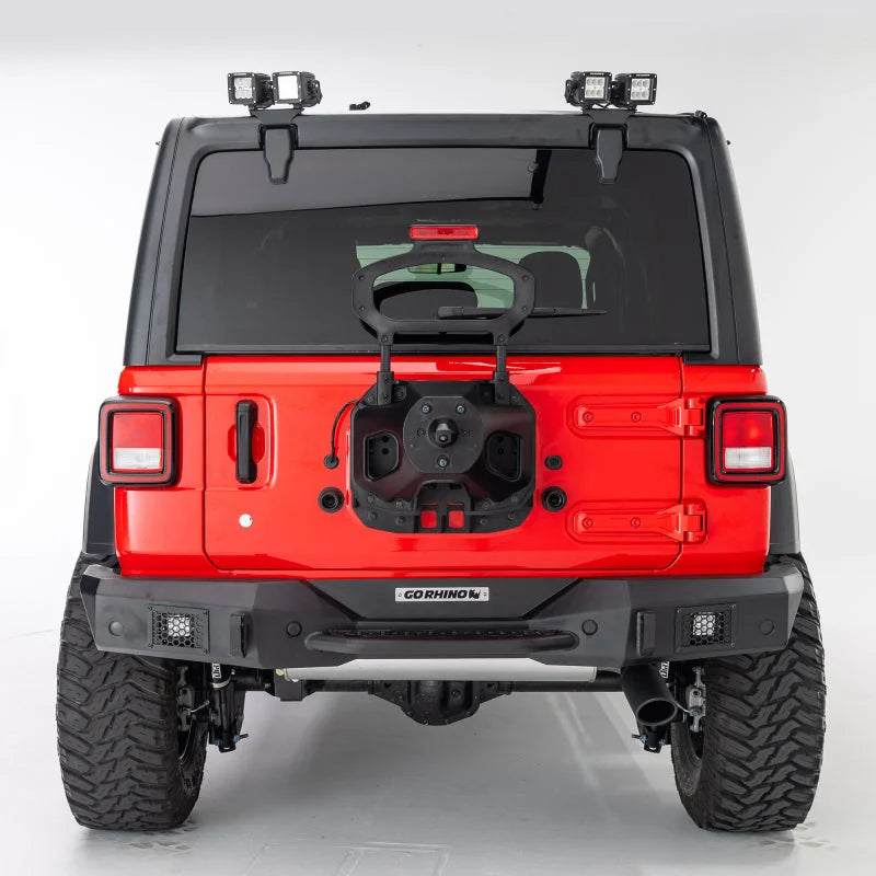 Go Rhino Light Mount - One or Two 3in Cubes fits 2018-2025 Jeep Gladiator / Wrangler JL / JLU - Additional View 6