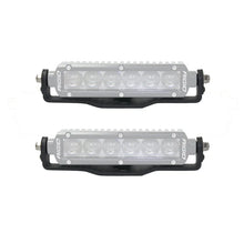 Load image into Gallery viewer, Go Rhino Light Mount - Two 6in Single Row fits 2018-2025 Jeep Gladiator / Wrangler - Main Product View