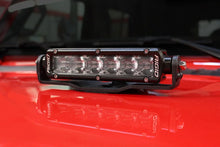 Load image into Gallery viewer, Go Rhino Light Mount - Two 6in Single Row fits 2018-2025 Jeep Gladiator / Wrangler - Side View