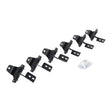 Load image into Gallery viewer, Go Rhino Mounting Brackets (V-Series V3/RB10 Slim/RB20 Slim) - Tex. Blk fits 2018-2025 Jeep Wrangler JLU 4DR - Side View