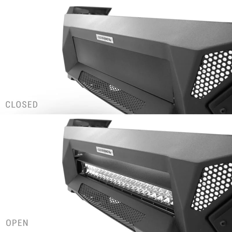 Go Rhino Power Actuated Hide-away Light Bar Mount Kit Textured Black - Additional View 5