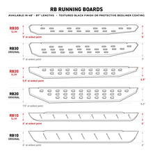 Load image into Gallery viewer, Go Rhino RB10 Slim Running Boards - Universal 87in. - Tex. Blk - Additional View 7