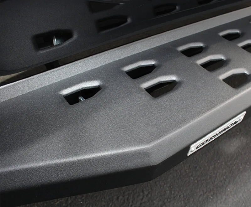 Go Rhino RB20 Complete Kit w/RB20 + Brkts + 2 RB20 Drop Steps fits 2007-2021 Toyota Tundra - Side View