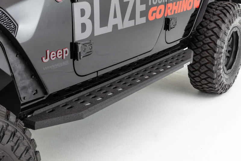 Go Rhino RB20 Complete Kit w/RB20 + Brkts fits Jeep Wrangler JLU / 2018-2021 Jeep Wrangler Unlimited Rubicon JLU - Main Pr...