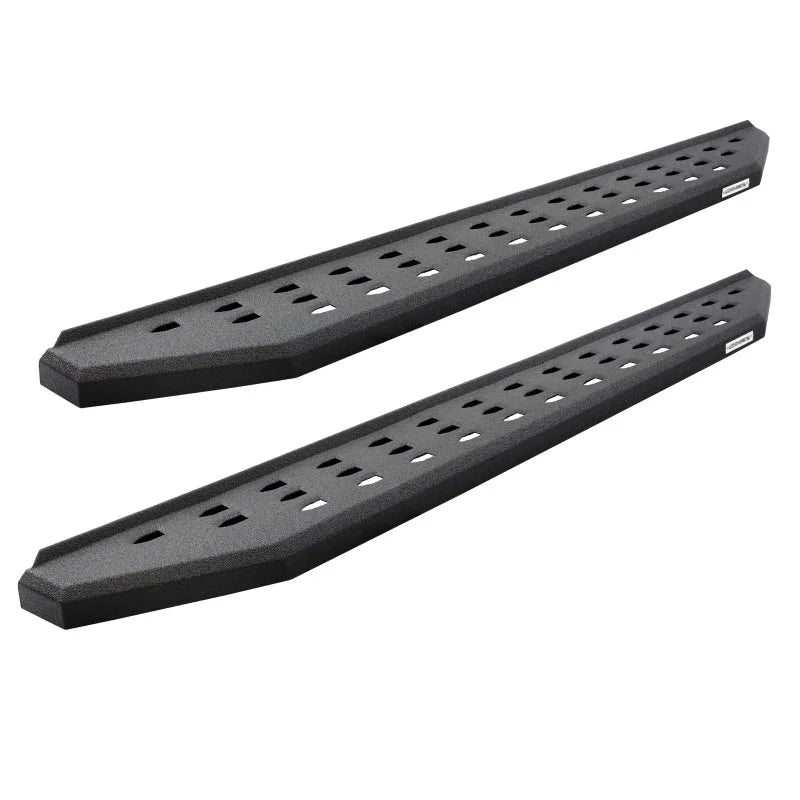 Go Rhino RB20 Running Board + Brkts + 4 RB20 Drop Steps - Back View