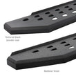 Load image into Gallery viewer, Go Rhino RB20 Running Boards - Bedliner - 80in - Side View